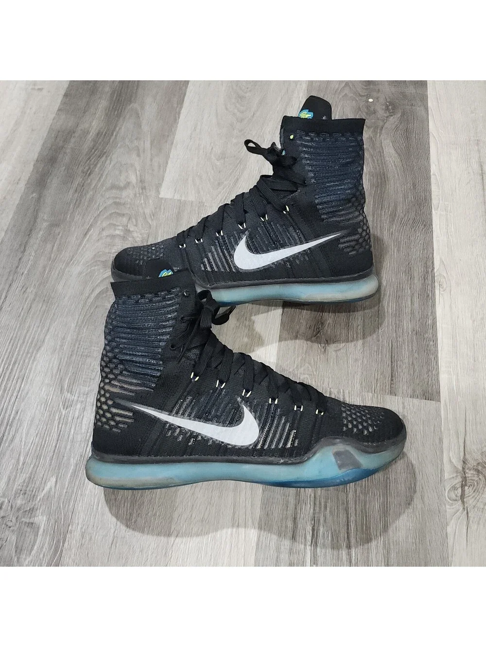 Nike Kobe 10 X Elite High Commander Flyknit 718763-004 Mens 10 Basketball Shoes